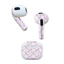 AirPods 第3世代 専用 デザインスキンシール airpods 3 用 エアポッド 3 用 第三世代(2021)対応 2枚入り 各2枚セット イヤホン カ...