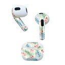 AirPods 第3世代 専用 デザインスキンシール airpods 3 用 エアポッド 3 用 第三世代(2021)対応 2枚入り 各2枚セット イヤホン カ...