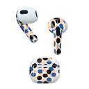 AirPods 第3世代 専用 デザインスキンシール airpods 3 用 エアポッド 3 用 第三世代(2021)対応 2枚入り 各2枚セット イヤホン カ...