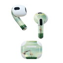 AirPods 第3世代 専用 デザインスキンシール airpods 3 用 エアポッド 3 用 第三世代(2021)対応 2枚入り 各2枚セット イヤホン カ...