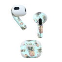 AirPods 第3世代 専用 デザインスキンシール airpods 3 用 エアポッド 3 用 第三世代(2021)対応 2枚入り 各2枚セット イヤホン カ...