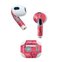 AirPods 第3世代 専用 デザインスキンシール airpods 3 用 エアポッド 3 用 第三世代(2021)対応 2枚入り 各2枚セット イヤホン カ...