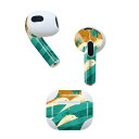 AirPods 第3世代 専用 デザインスキンシール airpods 3 用 エアポッド 3 用 第三世代(2021)対応 2枚入り 各2枚セット イヤホン カ...