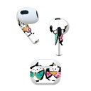 AirPods 第3世代 専用 デザインスキンシール airpods 3 用 エアポッド 3 用 第三世代(2021)対応 2枚入り 各2枚セット イヤホン カバー デコレーション アクセサリー デコシール 012853 ひな祭り 和 節句
