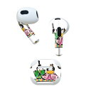 AirPods 第3世代 専用 デザインスキンシール airpods 3 用 エアポッド 3 用 第三世代(2021)対応 2枚入り 各2枚セット イヤホン カバー デコレーション アクセサリー デコシール 012854 ひな祭り 和 節句
