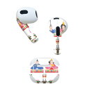 AirPods 第3世代 専用 デザインスキンシール airpods 3 用 エアポッド 3 用 第三世代(2021)対応 2枚入り 各2枚セット イヤホン カバー デコレーション アクセサリー デコシール 012866 ひな祭り 和 節句