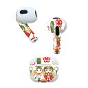 AirPods 第3世代 専用 デザインスキンシール airpods 3 用 エアポッド 3 用 第三世代(2021)対応 2枚入り 各2枚セット イヤホン カバー デコレーション アクセサリー デコシール 012867 ひな祭り 和 節句