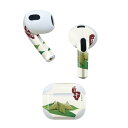 AirPods 第3世代 専用 デザインスキンシール airpods 3 用 エアポッド 3 用 第三世代(2021)対応 2枚入り 各2枚セット イヤホン カ...