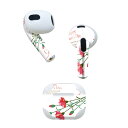 AirPods 第3世代 専用 デザインスキンシール airpods 3 用 エアポッド 3 用 第三世代(2021)対応 2枚入り 各2枚セット イヤホン カ...