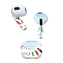 AirPods 第3世代 専用 デザインスキンシール airpods 3 用 エアポッド 3 用 第三世代(2021)対応 2枚入り 各2枚セット イヤホン カバー デコレーション アクセサリー デコシール 013163 こいのぼり こどもの日 節句