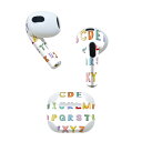 AirPods 第3世代 専用 デザインスキンシール airpods 3 用 エアポッド 3 用 第三世代(2021)対応 2枚入り 各2枚セット イヤホン カ...