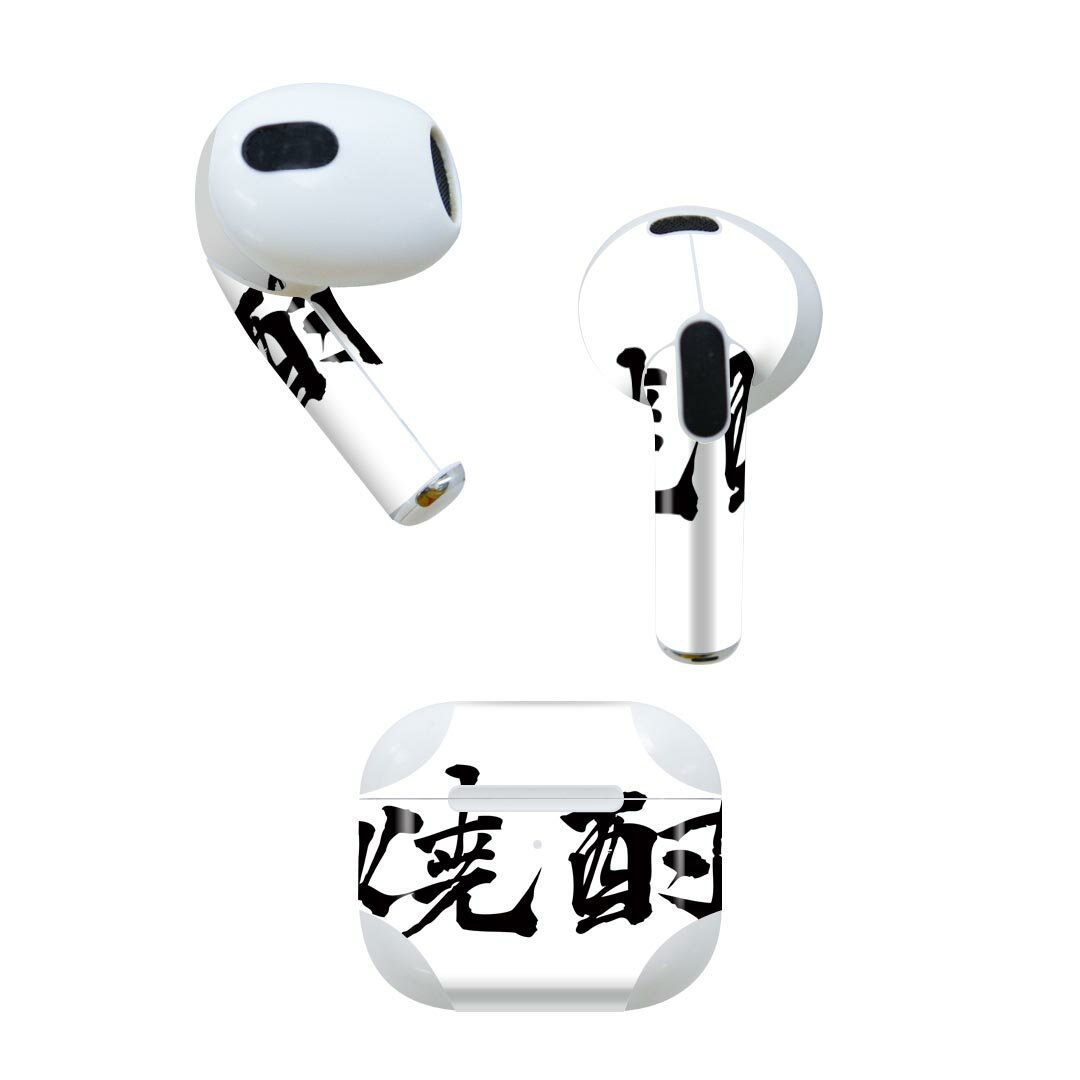 AirPods 第3世代 専用 デザインスキンシール airpods 3 用 エアポッド 3 用 第三世代（2021）対応 2枚..