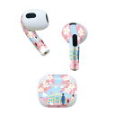 AirPods 第3世代 専用 デザインスキンシール airpods 3 用 エアポッド 3 用 第三世代(2021)対応 2枚入り 各2枚セット イヤホン カ...