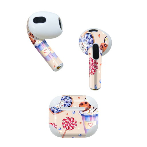 AirPods 第3世代 専用 デザインスキンシール airpods 3 用 エアポッド 3 用 第三世代(2021)対応 2枚入り 各2枚セット イヤホン カバー デコレーション アクセサリー デコシール 013459 ケーキ デザート お菓子 AirPods 第3世代 専用 デザインスキンシール airpods 3 用 エアポッド 3 用 第三世代(2021)対応 2枚入り 各2枚セット イヤホン カバー デコレーション アクセサリー デコシール 013459 ケーキ デザート お菓子