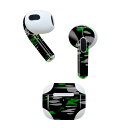 AirPods 第3世代 専用 デザインスキンシール airpods 3 用 エアポッド 3 用 第三世代(2021)対応 2枚入り 各2枚セット イヤホン カ...