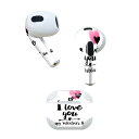 AirPods 第3世代 専用 デザインスキンシール airpods 3 用 エアポッド 3 用 第三世代(2021)対応 2枚入り 各2枚セット イヤホン カバー デコレーション アクセサリー デコシール 013554 バレンタイン ハート ラブ