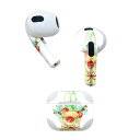 AirPods 第3世代 専用 デザインスキンシール airpods 3 用 エアポッド 3 用 第三世代(2021)対応 2枚入り 各2枚セット イヤホン カバー デコレーション アクセサリー デコシール 013573 門松 お正月 水彩