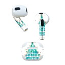 AirPods 第3世代 専用 デザインスキンシール airpods 3 用 エアポッド 3 用 第三世代(2021)対応 2枚入り 各2枚セット イヤホン カ...