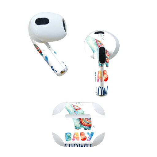 AirPods 第3世代 専用 デザインスキンシール airpods 3 用 エアポッド 3 用 第三世代(2021)対応 2枚入り 各2枚セット イヤホン カバー デコレーション アクセサリー デコシール 014035 ゾウ 動物 アニマル AirPods 第3世代 専用 デザインスキンシール airpods 3 用 エアポッド 3 用 第三世代(2021)対応 2枚入り 各2枚セット イヤホン カバー デコレーション アクセサリー デコシール 014035 ゾウ 動物 アニマル
