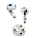AirPods 第3世代 専用 デザインスキンシール airpods 3 用 エアポッド 3 用 第三世代(2021)対応 2枚入り 各2枚セット イヤホン カ...