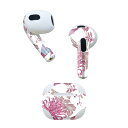 AirPods 第3世代 専用 デザインスキンシール airpods 3 用 エアポッド 3 用 第三世代(2021)対応 2枚入り 各2枚セット イヤホン カ...
