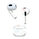 楽天スマコレAirPods 第3世代 専用 デザインスキンシール airpods 3 用 エアポッド 3 用 第三世代（2021）対応 2枚入り 各2枚セット イヤホン カバー デコレーション アクセサリー デコシール 014196 花火　カラフル