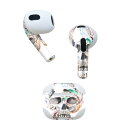 AirPods 第3世代 専用 デザインスキンシール airpods 3 用 エアポッド 3 用 第三世代(2021)対応 2枚入り 各2枚セット イヤホン カ...