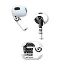 AirPods 第3世代 専用 デザインスキンシール airpods 3 用 エアポッド 3 用 第三世代(2021)対応 2枚入り 各2枚セット イヤホン カ...
