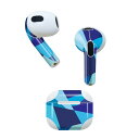 AirPods 第3世代 専用 デザインスキンシール airpods 3 用 エアポッド 3 用 第三世代(2021)対応 2枚入り 各2枚セット イヤホン カ...