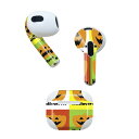 AirPods 第3世代 専用 デザインスキンシール airpods 3 用 エアポッド 3 用 第三世代(2021)対応 2枚入り 各2枚セット イヤホン カ...