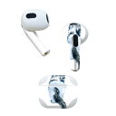 AirPods 第3世代 専用 デザインスキンシール airpods 3 用 エアポッド 3 用 第三世代(2021)対応 2枚入り 各2枚セット イヤホン カ...