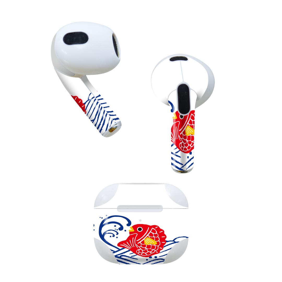 AirPods 第3世代 専用 デザインスキンシール airpods 3 用 エアポッド 3 用 第三世代（2021）対応 2枚..