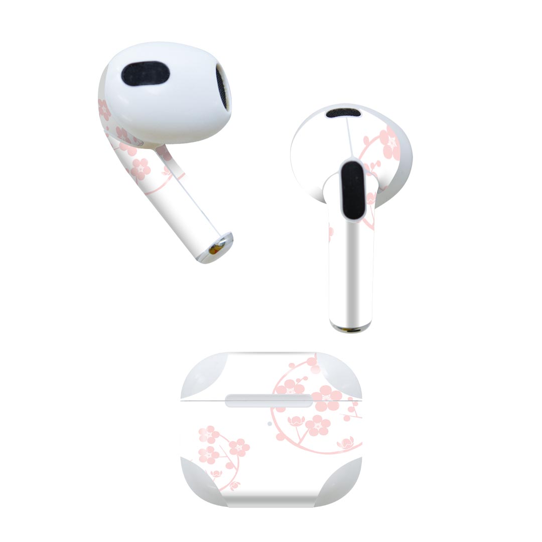 AirPods 第3世代 専用 デザインスキンシール airpods 3 用 エアポッド 3 用 第三世代（2021）対応 2枚..