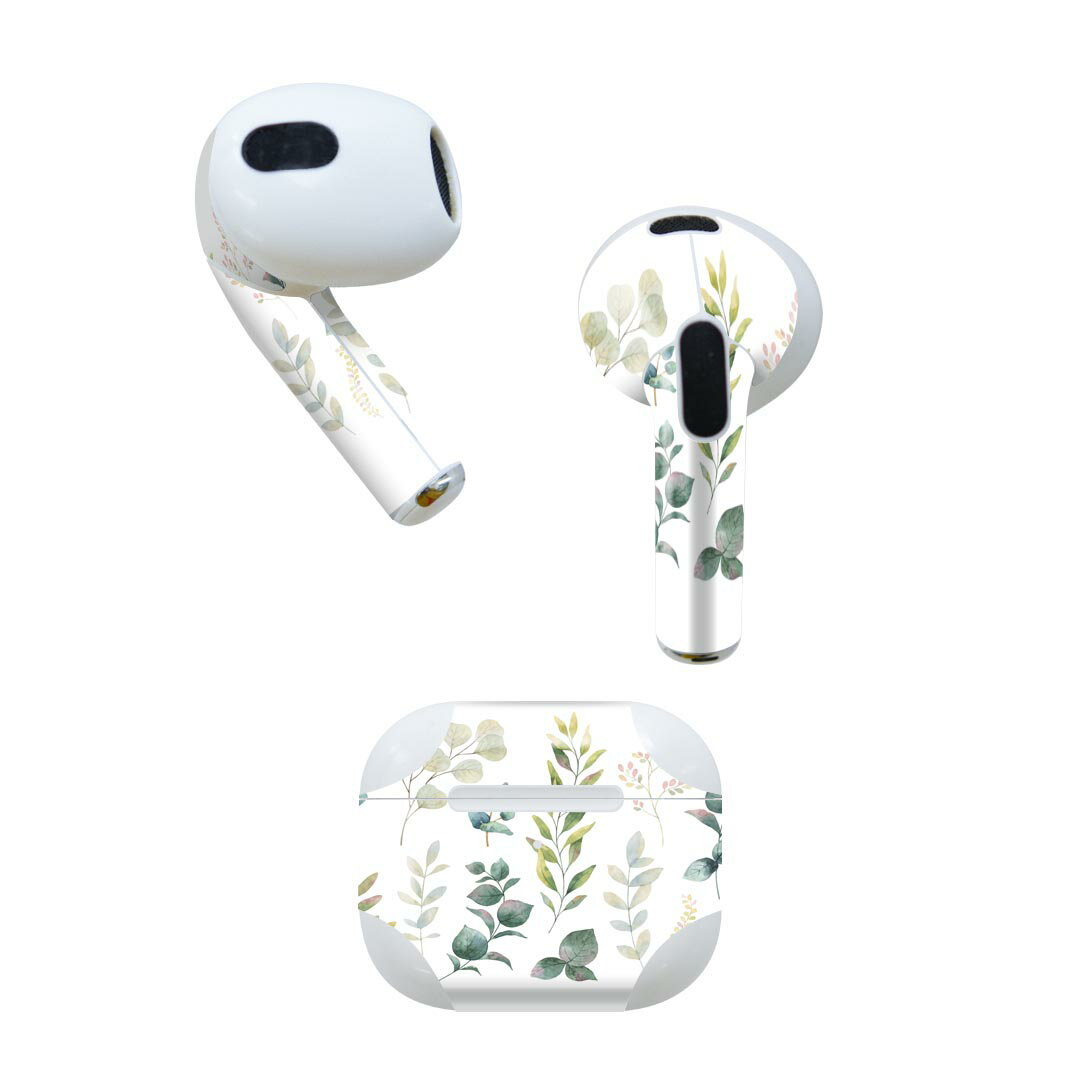 AirPods 第3世代 専用 デザインスキンシール airpods 3 用 エアポッド 3 用 第三世代(2021)対応 2枚入り 各2枚セット イヤホン カ...