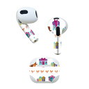 AirPods 第3世代 専用 デザインスキンシール airpods 3 用 エアポッド 3 用 第三世代(2021)対応 2枚入り 各2枚セット イヤホン カ...