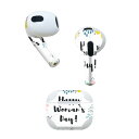AirPods 第3世代 専用 デザインスキンシール airpods 3 用 エアポッド 3 用 第三世代(2021)対応 2枚入り 各2枚セット イヤホン カ...