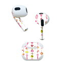 AirPods 第3世代 専用 デザインスキンシール airpods 3 用 エアポッド 3 用 第三世代(2021)対応 2枚入り 各2枚セット イヤホン カバー デコレーション アクセサリー デコシール 015517 ひなまつり 飾り 日本語