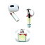 AirPods 第3世代 専用 デザインスキンシール airpods 3 用 エアポッド 3 用 第三世代（2021）対応 2枚入り 各2枚セット イヤホン カバー デコレーション アクセサリー デコシール 015828 香水　perfume　化粧