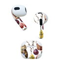 AirPods 第3世代 専用 デザインスキンシール airpods 3 用 エアポッド 3 用 第三世代(2021)対応 2枚入り 各2枚セット イヤホン カバー デコレーション アクセサリー デコシール 015879 イースター easter うさぎ
