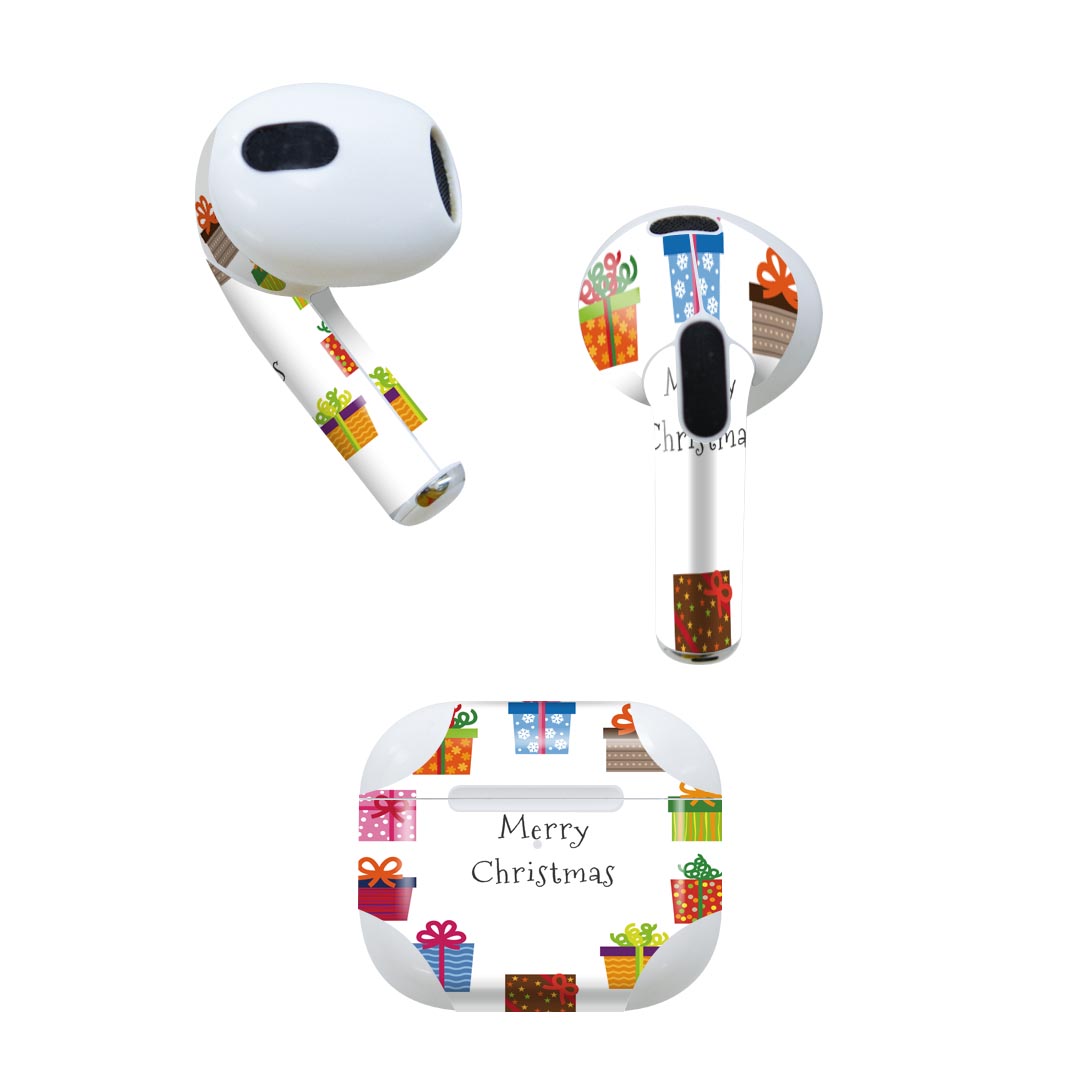 AirPods 第3世代 専用 デザインスキンシール airpods 3 用 エアポッド 3 用 第三世代(2021)対応 2枚入り 各2枚セット イヤホン カ...