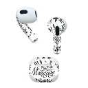 AirPods 第3世代 専用 デザインスキンシール airpods 3 用 エアポッド 3 用 第三世代(2021)対応 2枚入り 各2枚セット イヤホン カ...