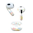 AirPods 第3世代 専用 デザインスキンシール airpods 3 用 エアポッド 3 用 第三世代(2021)対応 2枚入り 各2枚セット イヤホン カ...