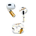 AirPods 第3世代 専用 デザインスキンシール airpods 3 用 エアポッド 3 用 第三世代(2021)対応 2枚入り 各2枚セット イヤホン カ...