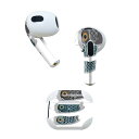 AirPods 第3世代 専用 デザインスキンシール airpods 3 用 エアポッド 3 用 第三世代(2021)対応 2枚入り 各2枚セット イヤホン カ...