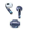 AirPods 第3世代 専用 デザインスキンシール airpods 3 用 エアポッド 3 用 第三世代(2021)対応 2枚入り 各2枚セット イヤホン カ...