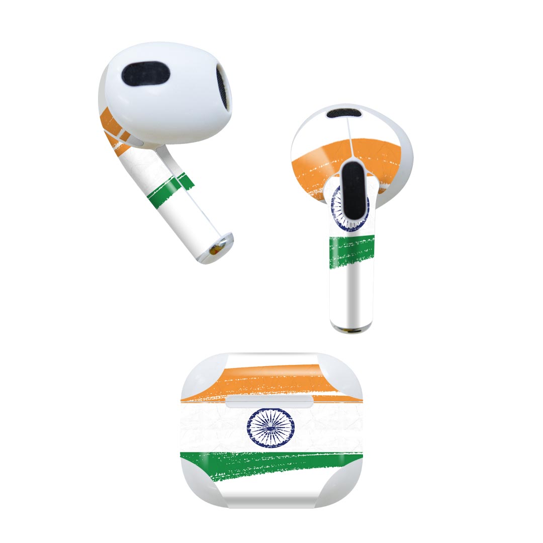 AirPods 第3世代 専用 デザインスキンシール airpods 3 用 エアポッド 3 用 第三世代（2021）対応 2枚..