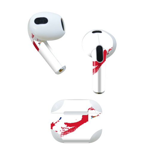 AirPods 第3世代 専用 デザインスキンシール airpods 3 用 エアポッド 3 用 第三世代(2021)対応 2枚入り 各2枚セット イヤホン カバー デコレーション アクセサリー デコシール 018776 国旗 bermuda バミューダ AirPods 第3世代 専用 デザインスキンシール airpods 3 用 エアポッド 3 用 第三世代(2021)対応 2枚入り 各2枚セット イヤホン カバー デコレーション アクセサリー デコシール 018776 国旗 bermuda バミューダ
