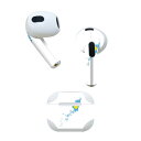 AirPods 第3世代 専用 デザインスキンシール airpods 3 用 エアポッド 3 用 第三世代（2021）対応 2枚入り 各2枚セット イヤホン カバー デコレーション アクセサリー デコシール 018916 国旗 palau パラオ