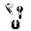 AirPods 第3世代 専用 デザインスキンシール airpods 3 用 エアポッド 3 用 第三世代(2021)対応 2枚入り 各2枚セット イヤホン カ...