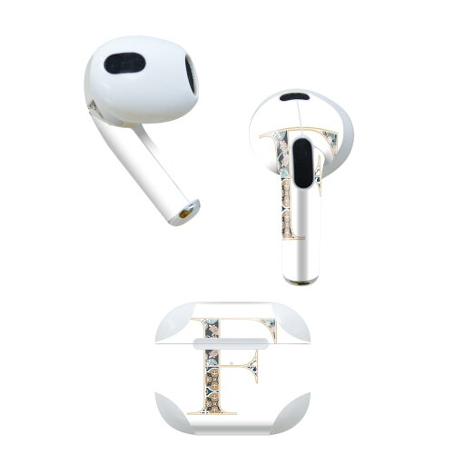 AirPods 第3世代 専用 デザインスキンシール airpods 3 用 エアポッド 3 用 第三世代(2021)対応 2枚入り 各2枚セット イヤホン カバー デコレーション アクセサリー デコシール 019249 フォント 文字 f アルファベット AirPods 第3世代 専用 デザインスキンシール airpods 3 用 エアポッド 3 用 第三世代(2021)対応 2枚入り 各2枚セット イヤホン カバー デコレーション アクセサリー デコシール 019249 フォント 文字 f アルファベット
